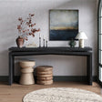 ZRUN FURNITURE 65-Inch Rustic Solid Wood Veneer Console Table - view 2