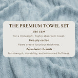 Luxury Cotton Towels - Karina Collection